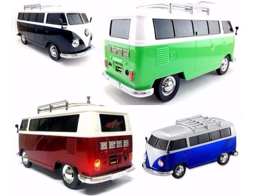 Miniatura Kombi Old Caixa Som Potente Modelo 1976 Pen Drive