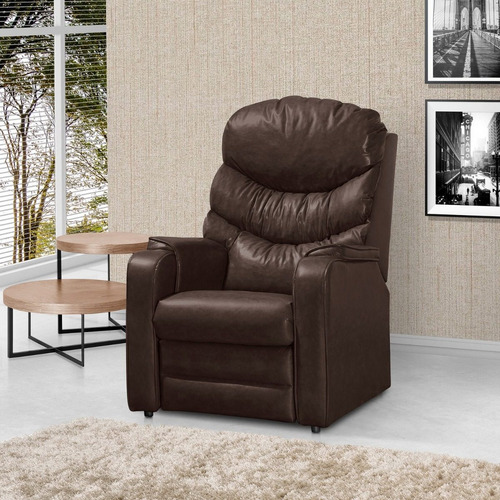 Mag Outlet Sillón reclinable Daddy's - Lujo - Color Corino Brown