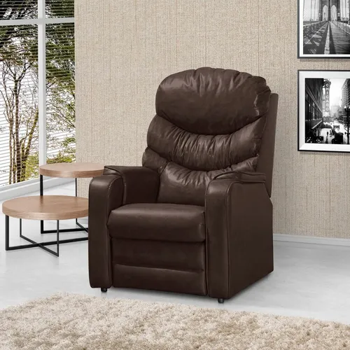 Mag Outlet Sillón reclinable Daddy's - Lujo - Color Corino Brown