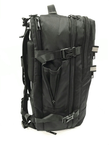Mochila De Viaje Black Ls&d Airon Local Munro
