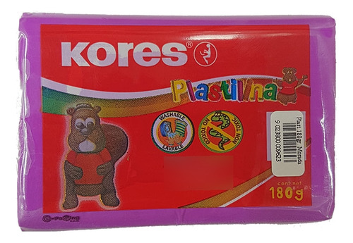 Plastilina Kores Pan Morada, 180 G