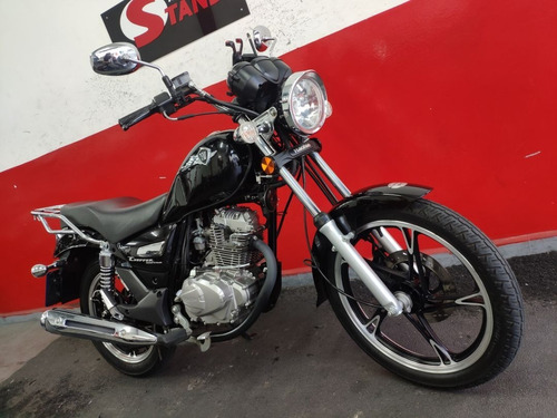 Haojue Chopper Road 150 2019 Preta Preto