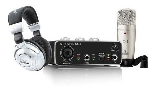 Kit Behringer Hps3000 + Interfaz Um2 + Microfono C-1