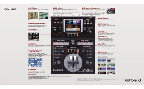 Mezclador De Video Digital Y Streaming Web Roland V4ex