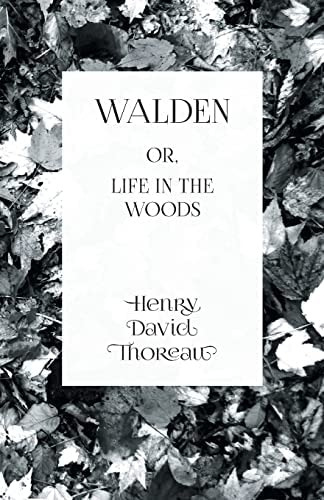 Walden: Or, Life In The Woods, De Thoreau, Henry David. Editorial Blatter Press, Tapa Blanda En Inglés