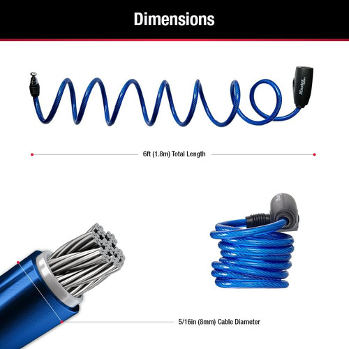 Master Lock 8127tri Cables Para Candado De Bicicleta Con ...