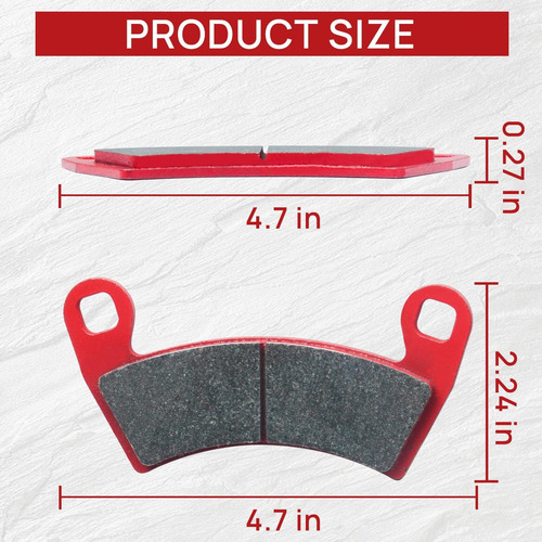 Pastillas De Freno Mejoradas Compatibles Con Polaris Rzr Xp