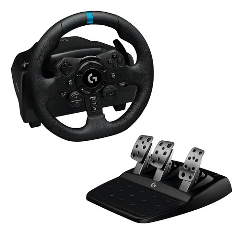 Volante Logitech G923 Trueforce Y Pedalera Pc Ps4 Ps5 Negro