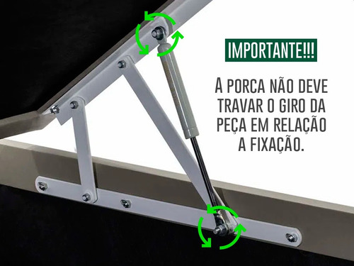 Imagem 4 de 6 de Par Pistão A Gás P/ Box Baú Igual Ao Mg 20181 100kgf/1000