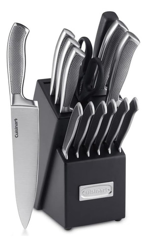 Cuisinart Set De Cuchillos De 15 Piezas, Acero Inoxidable