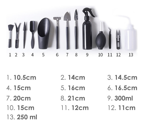 Set De Herramientas Para Jardín 13 Piezas