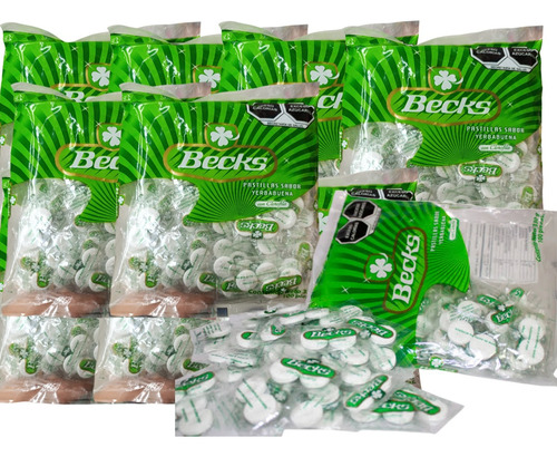 Caramelo Becks 200p Pastilla Yerbabuena Inglesa Aliento E