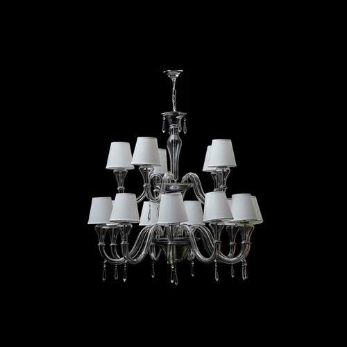 Candil Colgante Gamalux Nova Francia Cristal De 15 Luces