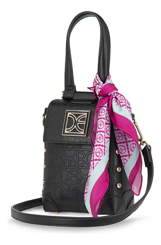 Bolsa Briefcase Cloe Ladasi Chico Color Negro