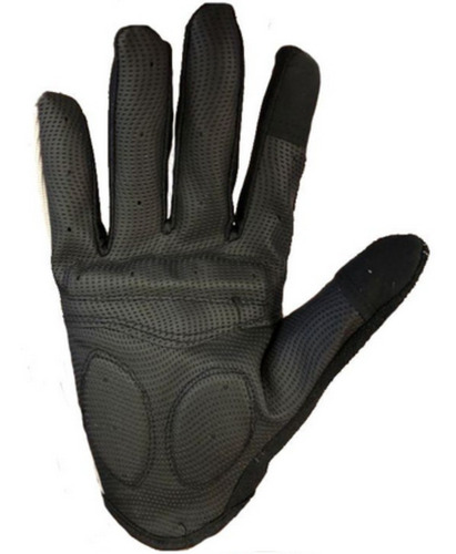 Imagem 2 de 2 de Luva Ciclismo Stn Fechada Gel Mx-200 M Bike Mtb Pto/vrm