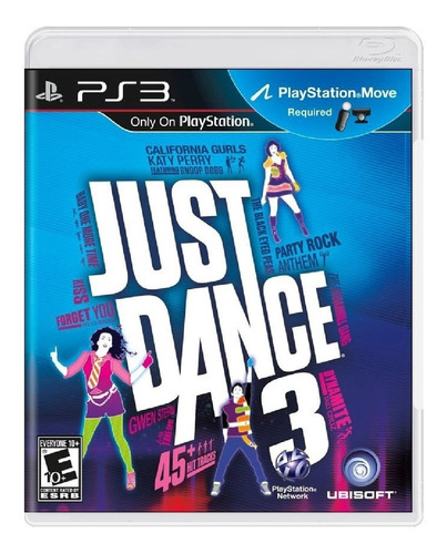 Juego multimedia físico Just Dance 3 para PS3 Playstation Ubisoft