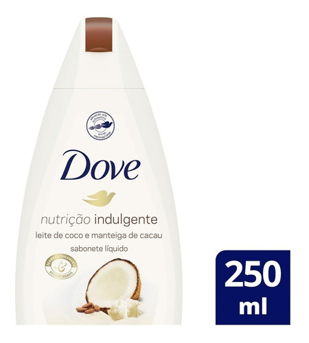 Dove Delicious Care Jabon Liquido Con Leche De Coco X 250 Ml
