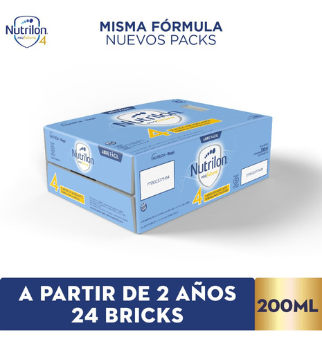 Leche Liquida Nutrilon Profutura 4 24 Bricks X 200 Ml