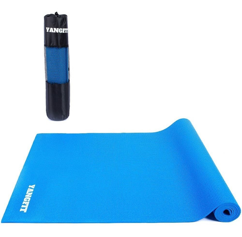 Tapete Yoga Mat Pilates 5mm Com Bolsa De Transporte Yangfit