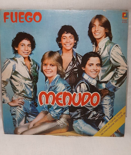 Menudo, Fuego. Disco De Vinil (Usado)