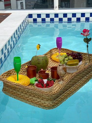 Bandeja Flutuante Para Piscina