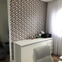 Comprar Papel De Parede 3d Geométrico Triangulos Douraro Cu002F Cinza