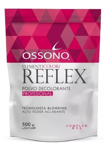  Polvo Decolorante Cabello Ossono Element Profesional X500gr Tono Deco