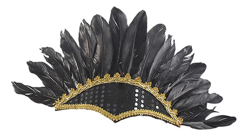 Tocado De Plumas Indias, Diadema De Plumas, Accesorios Para