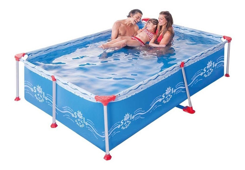 Pileta De Lona Sol De Verano Sol250 2700 Lts 250x65x165cm
