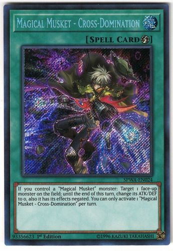 Yugioh Magical Musket Cross Domination Secret 1st Spwa-en024