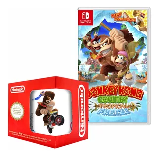 Donkey Kong Country Tropical Freeze Nintendo Switch Y Taza 1