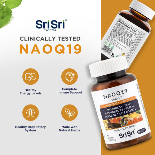 Suplemento De Imunidade Sri Sri Tattva Naoq19 Com Ashwagandh