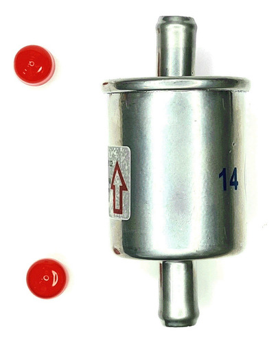 Imagem 3 de 6 de 3 Filtros Gnv 14 Mm Troiagas Metal Oleo Geracao 5 6 Kits Gas