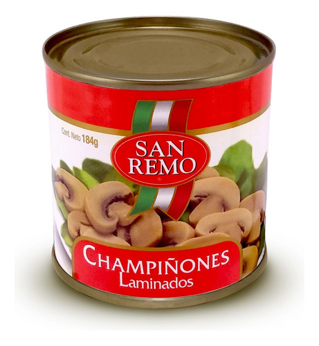 Champiñones Laminados 184 Gr San Remo