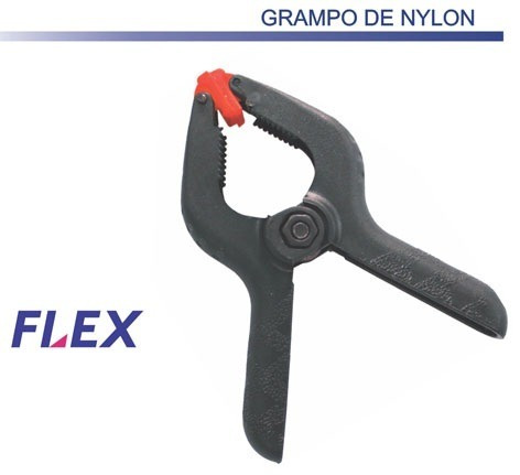 20 Grampo De Naylon Flex 2´´ Polegadas - Abre 2.5cm - Lotus