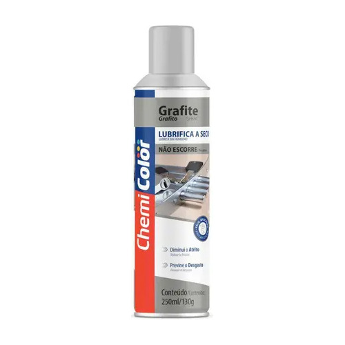 Grafite Spray Lubrificante A Seco 250ml Chemicolor