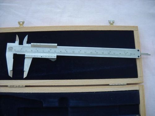Calibre Vernier Mauser Doble Lectura 200mm Profundidad Caja