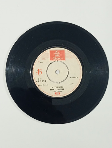 Vinilo Single De Mike Laure - La Secretaria( P136 (Usado)