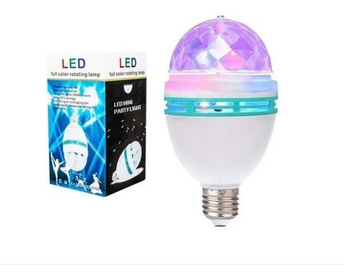 Lampara Led Giratoria 3w Rgb Foco 3 Colores Bolichera