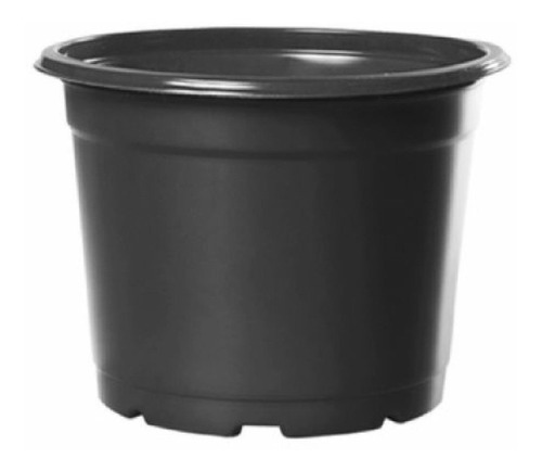 Vaso Preto Flexível Np15 - 1,16 Litros - 100 Unidades