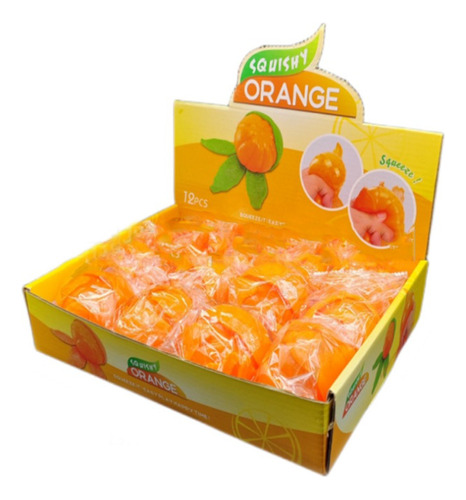 Fruta De Naranja Pelada Simulada - 12 Piezas