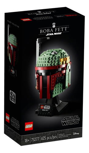 Brinquedo De Montar Lego Star Wars Capacete De Boba Fett Quantidade de peças 625