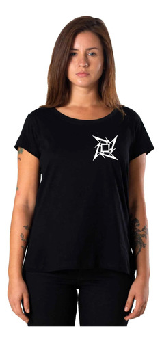 Remera Mujer Metallica Rock | De Hoy No Pasa | 01v