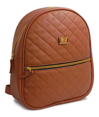 Imagen 6 de 6 de Bolso Morral De Dama De Semicuero