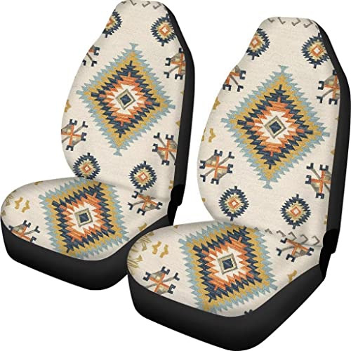 Fkelyi Southwestern Native African Car Seat Covers Front Sea