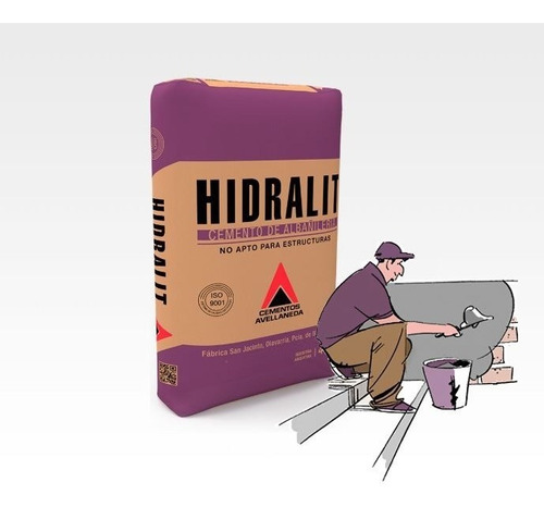 Hidralit X40kg Cemento De Albañilería Lanus Zona Sur