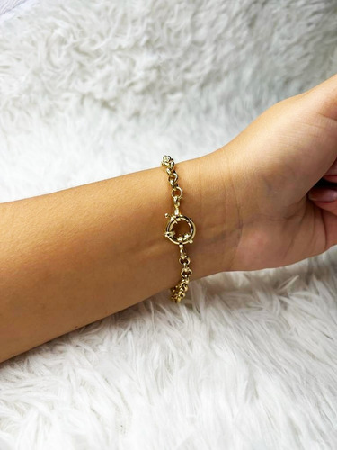 Pulseira Elo Português 7 Gramas Ouro 18k Comprimento 19 Cm Diâmetro 0 Mm