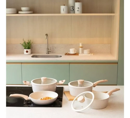Kit Panelas Com Fervedor Sirius - 5pçs Brinox