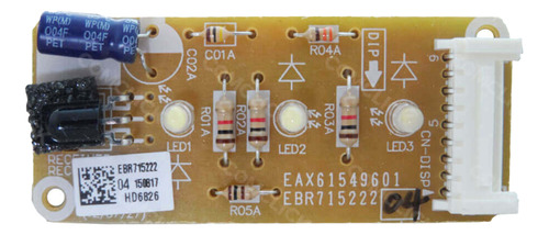 Placa Receptora Display Ar Condicionado LG 9000 A 18000 Btus