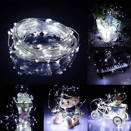 2024 Luces Serie Solar Exterior Fiesta Navidad Tira 10m